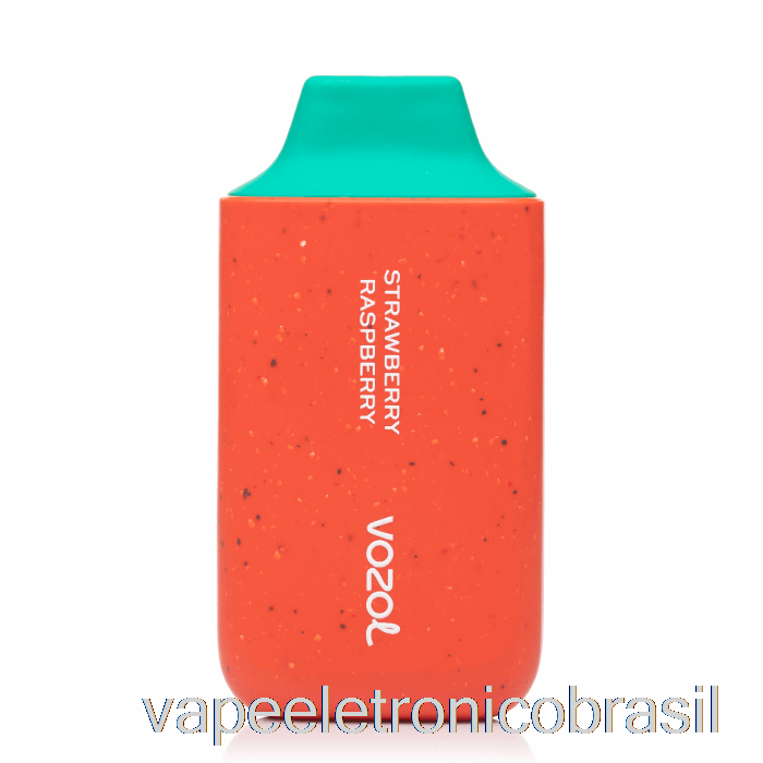 Vape Recarregável Vozol Star 6000 Descartável Morango Framboesa